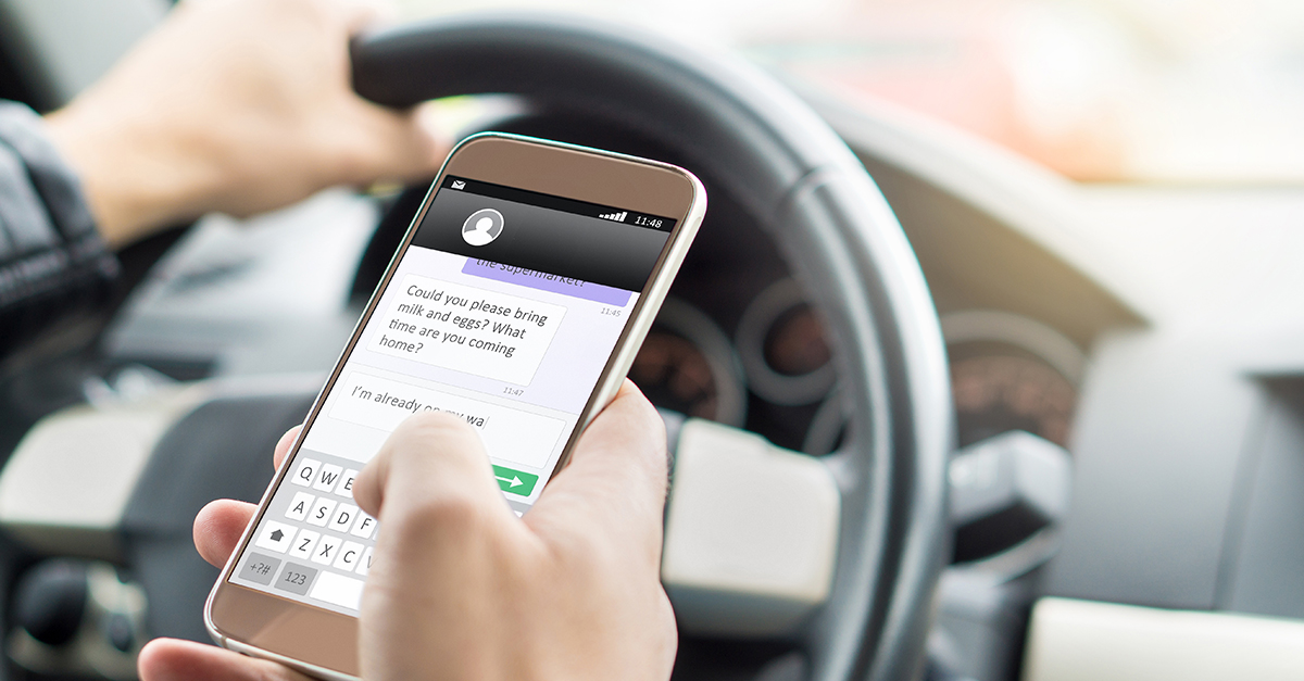 Using Mobile Devices Whilst Driving